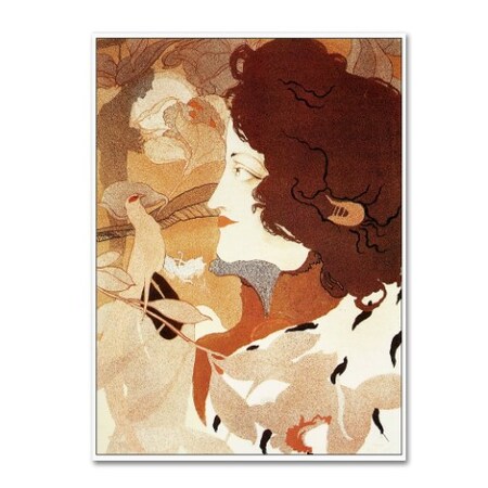 Trademark Fine Art Vintage Lavoie 'De Feure La Femme Fatale' Canvas Art, 24x32 ALI19784-C2432GG